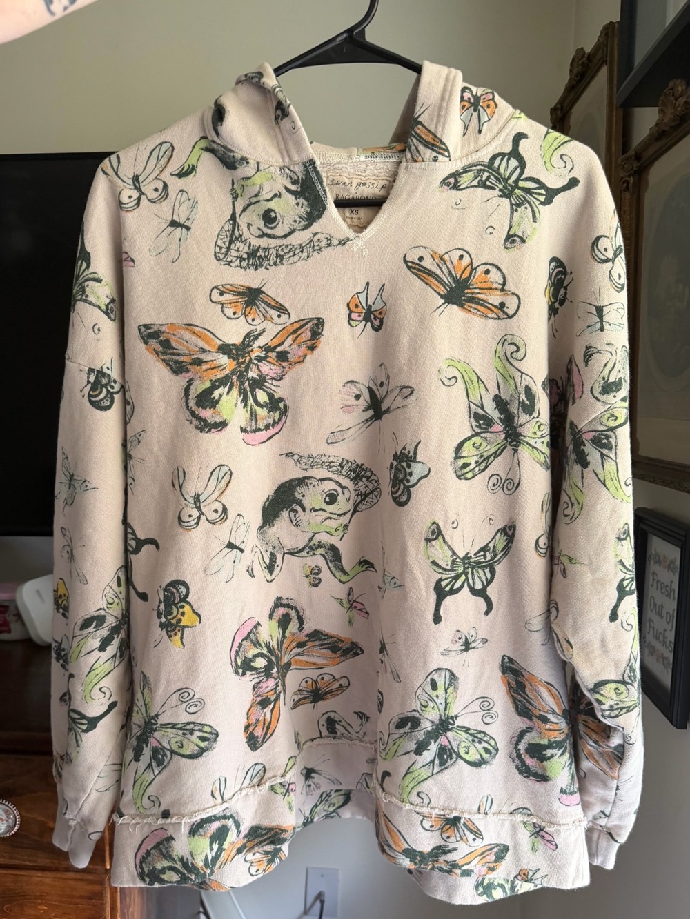 NWT- Free People x Ragabond Swan Gossip Hoodie - Picture 3 of 3